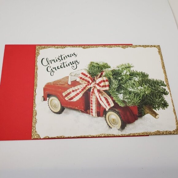 Lot of 8 Paper Magic Group "Christmas Greetings" Holiday Cards and Envelopes - Picture 2 of 6